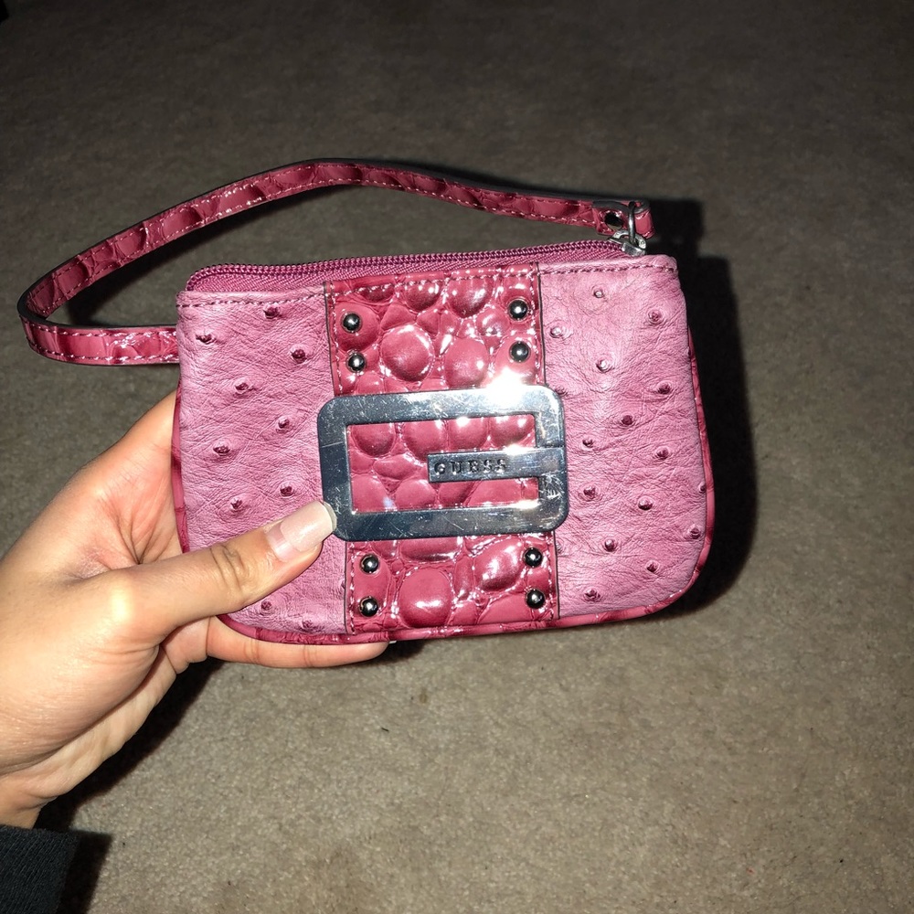 Mini GUESS wristlet